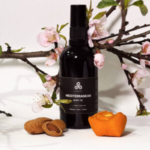 ACEITE CORPORAL NATURAL MEDITERRANEO CON INGREDIENTES NATURALES